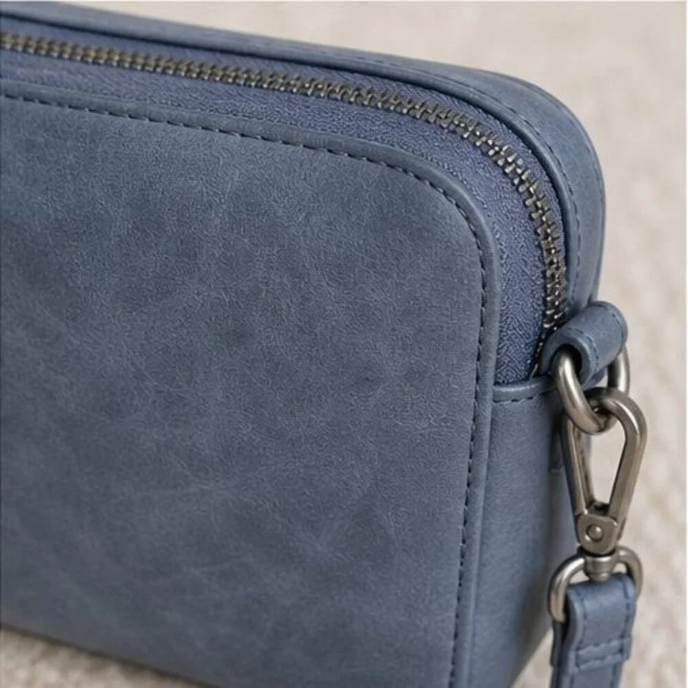 Ivory Zip Crossbody Bag